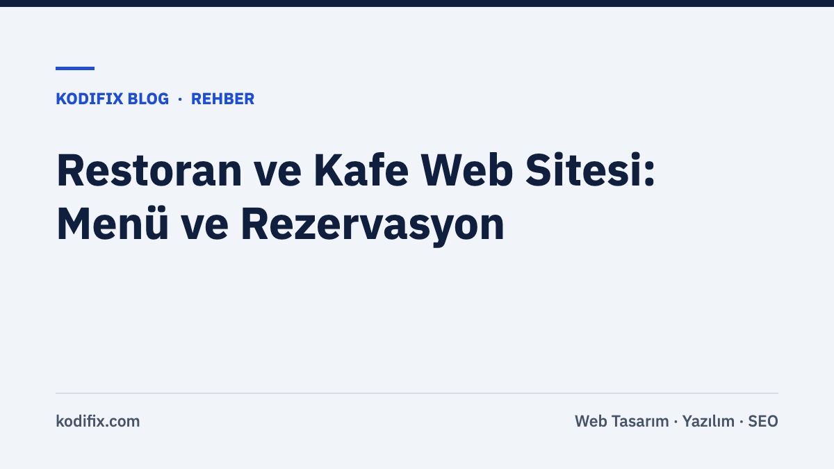 Bir restoran masasında telefon ekranında açık duran online menü ve rezervasyon sayfası