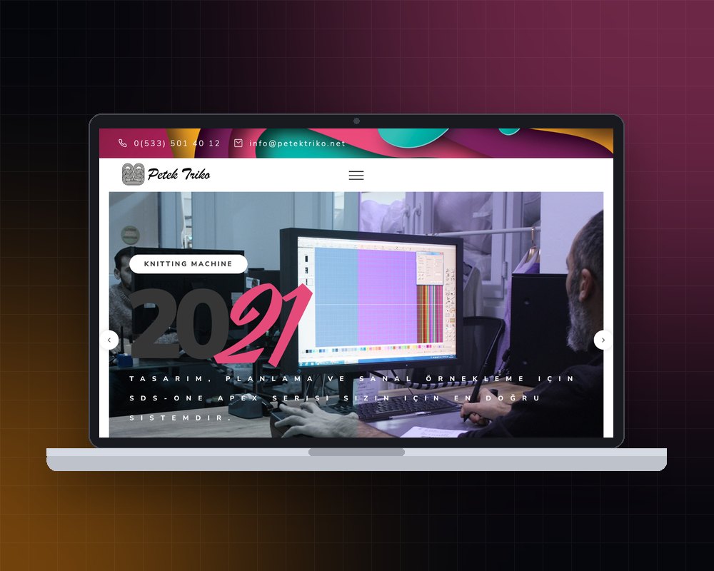 Petek Triko web sitesi